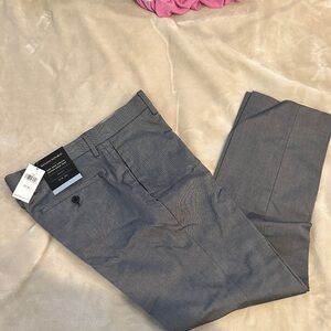 Banana Republic Men's Charcoal Dress Pants (SHORT)